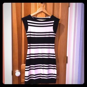 French Connection striped mini dress